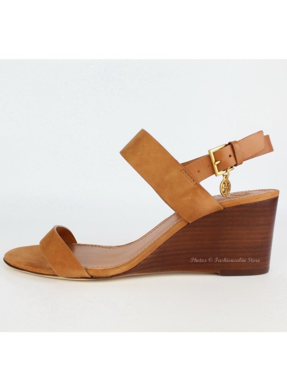 NEW Tory Burch Mini Benton Suede Wedged Sandals, US 9